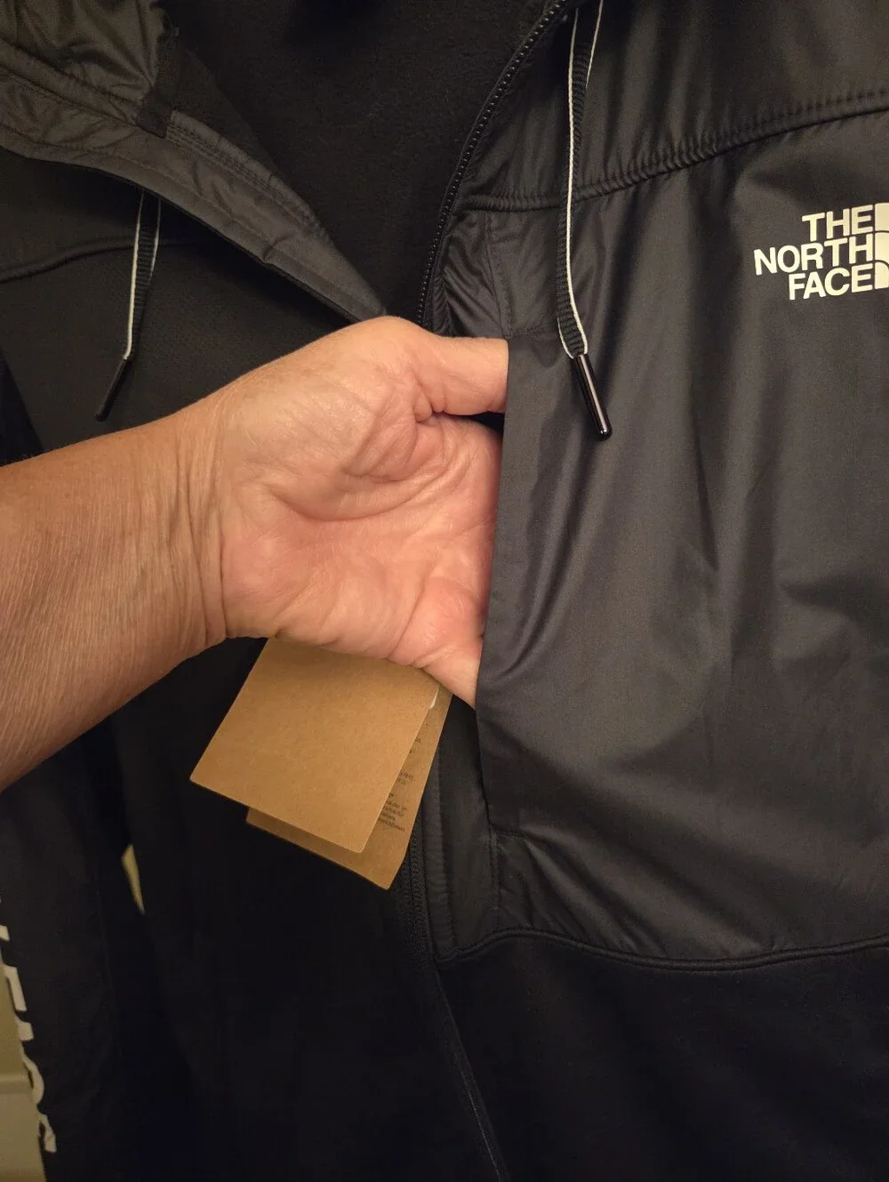 The North Face Train N Logo Full Zip Hoodie Black Men’s XL NWT